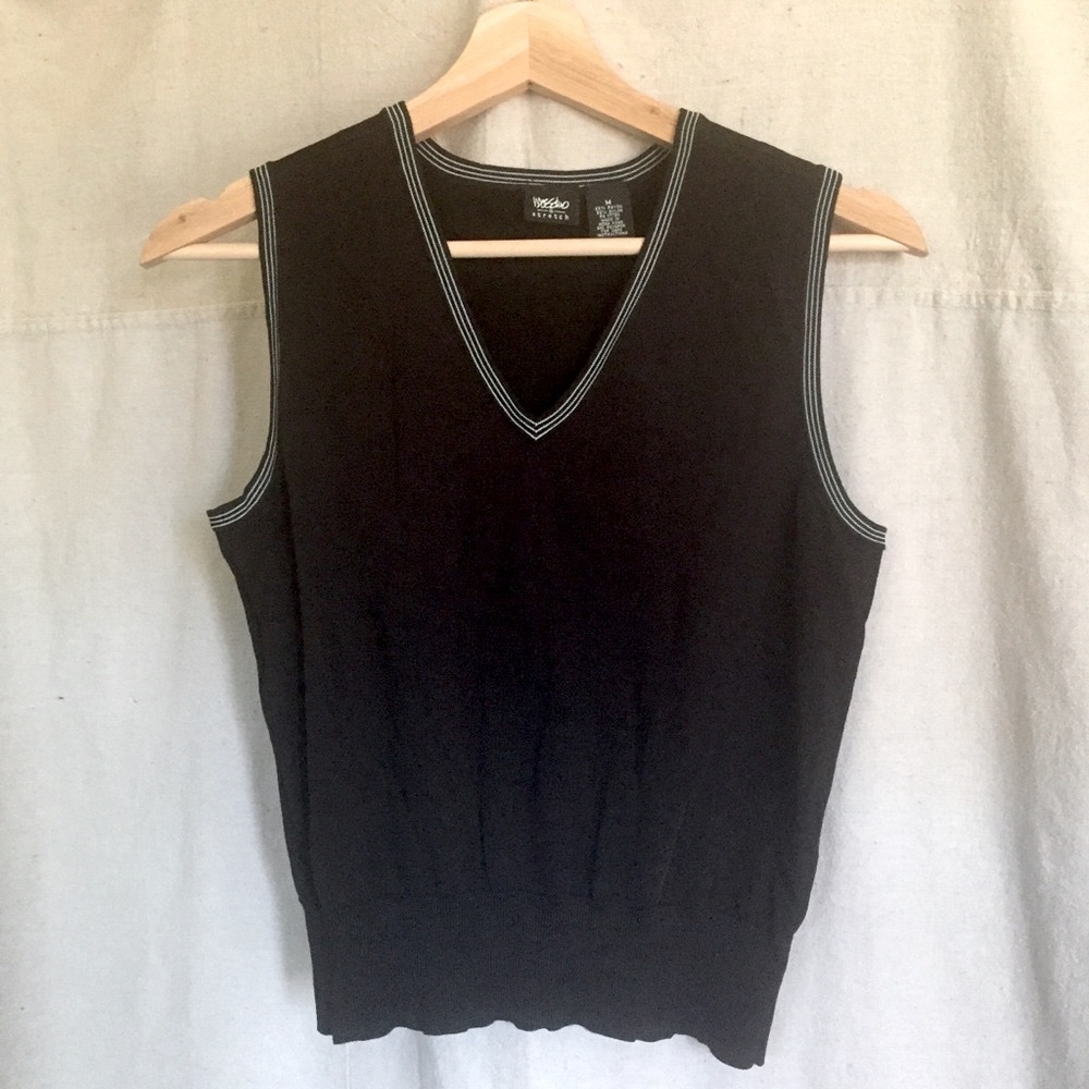 Dark blue sweater vest